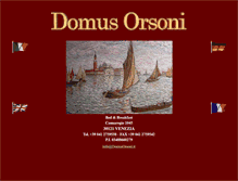Tablet Screenshot of domusorsoni.it